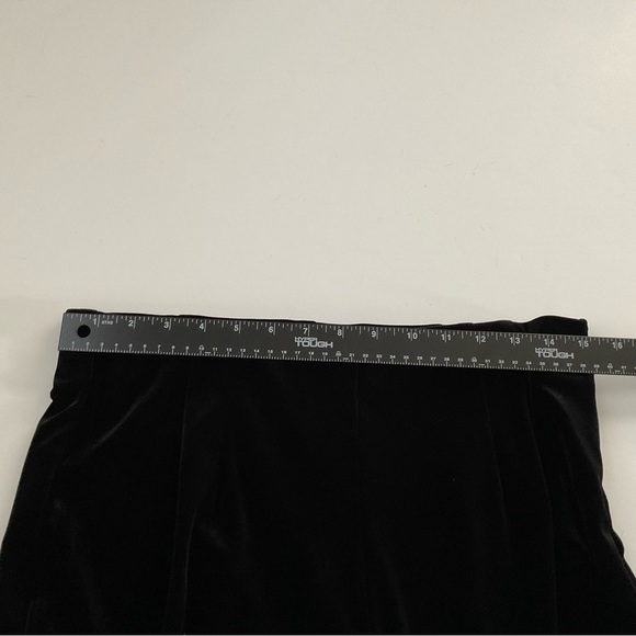 Dress Barn Velvet Pants Sz 12 Black Luxurious Elevated Basic Classic Preppy NWT - Picture 4 of 9